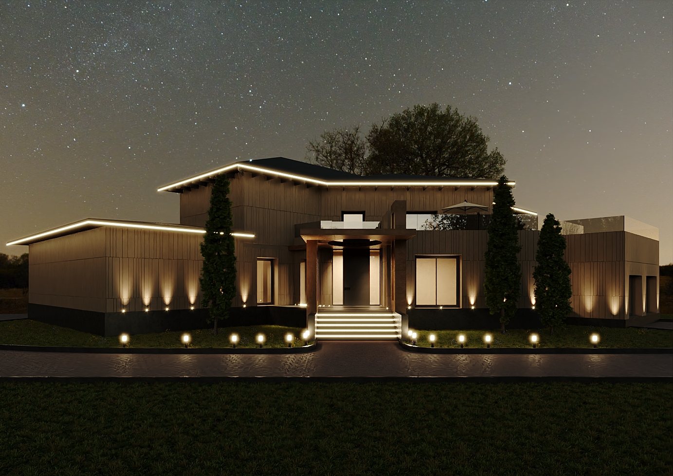 Villa Almaty: интерьерный ракурс